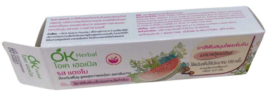 ok herbal toothpaste in thailand